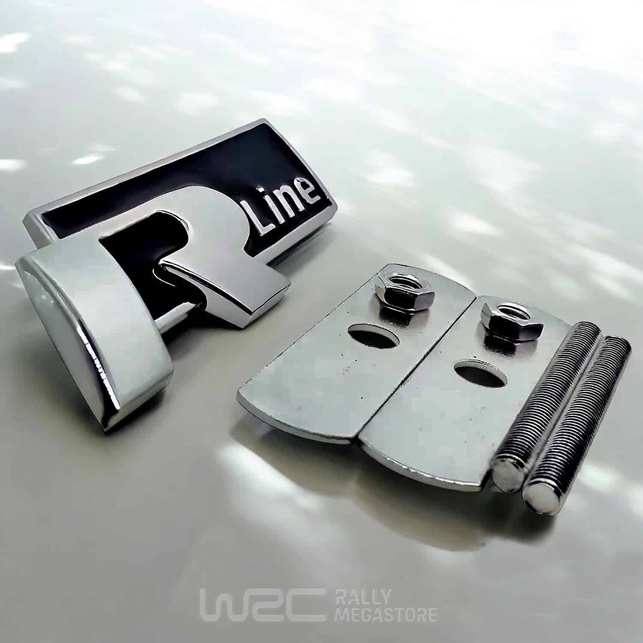 EMBLEME POUR CALANDRE VOLKSWAGEN R LINE